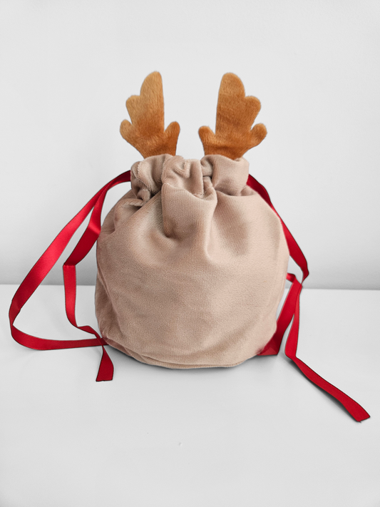 Velvet reindeer bag