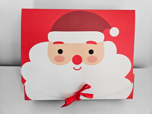 Christmas Santa box Red