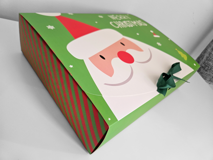 Christmas Santa box Green