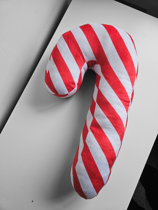 Candy cane cushion