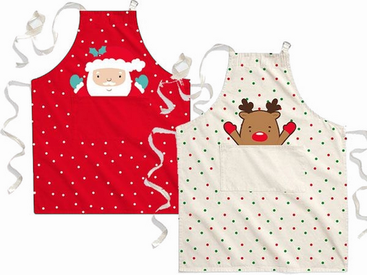 Christmas kids aprons