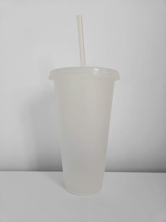 24oz clear frosted cold cup